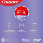 Colgate Optic White Advanced Whitening Toothpaste with Fluoride, 2% Hydrogen Peroxide - Sparkling White - 3.2oz